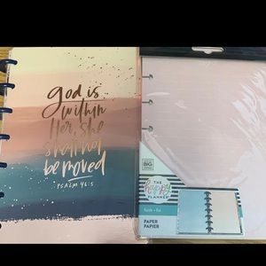 HP mini Faith planner and filer paper